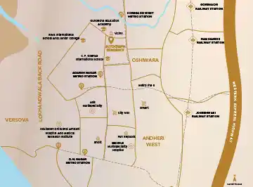Multistar Autograph Residency location map, Andheri (W), Mumbai